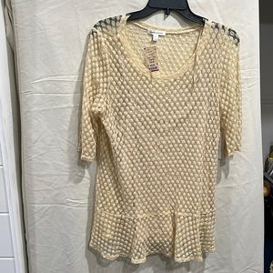 Women blouse by JohnPaulRichard size XL Neutral